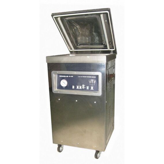 SINGLE CHAMBER VACUUM PACKAGING MACHINE WITH GAS FILLING DZQ 400 2D