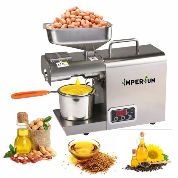 IMPERIUM® COLD PRESS OIL MACHINE FOR HOME WITH DIGITAL TEMPERATURE CONTROL 400W - ALL SEEDS OIL EXTRACTION (TC-06)