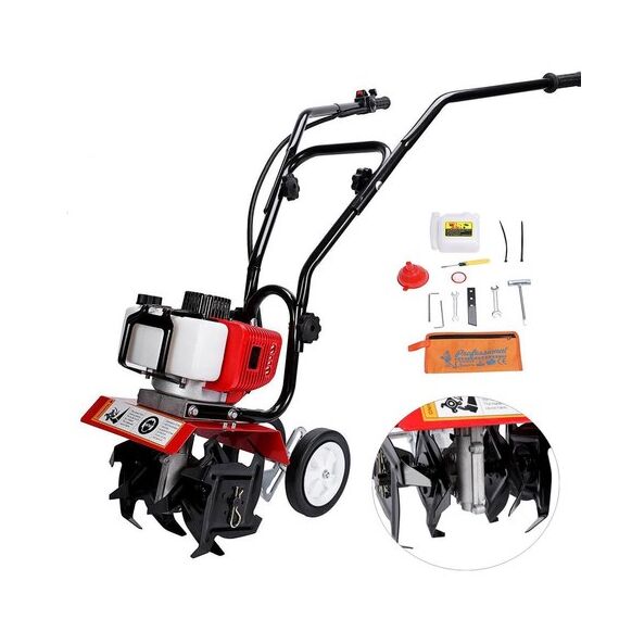 2 STROKE MINI POWER TILLER / WEEDER, 52 CC