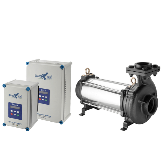 HAWKSUN SOLAR WATER PUMPSET WITH CONTROLLER 2 HP UHX-AOSP-2010
