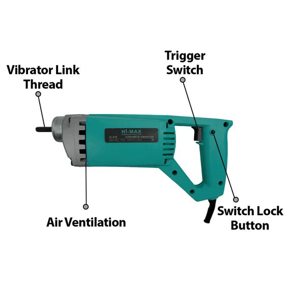 HI-MAX 780W CONCRETE VIBRATOR MACHINE