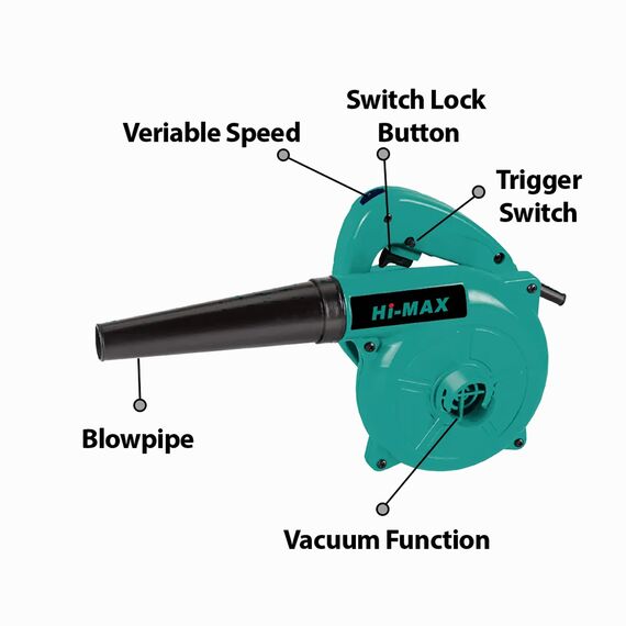 HI-MAX IC-084 AIR BLOWER 550W HI-MAX IC-084 AIR BLOWER 550W