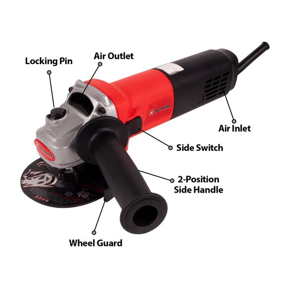 XTRA POWER XPT-405 ANGLE GRINDER 850W