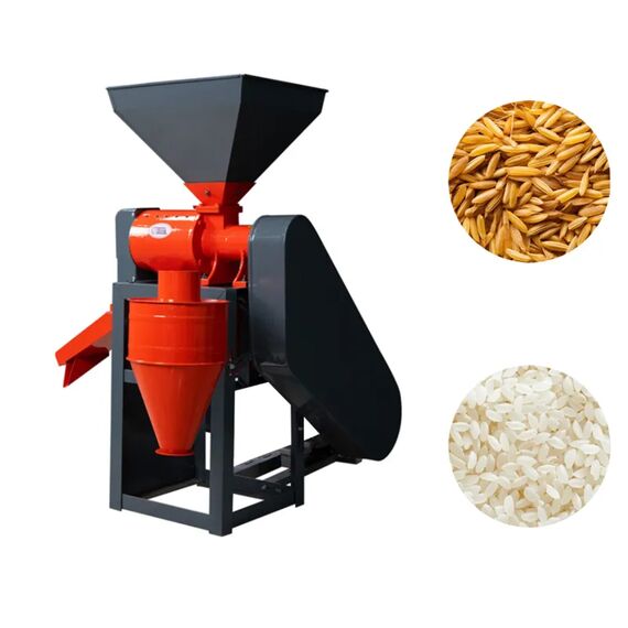 MINI RICE MILL WITH CYCLONE WITH 10 HP MOTOR