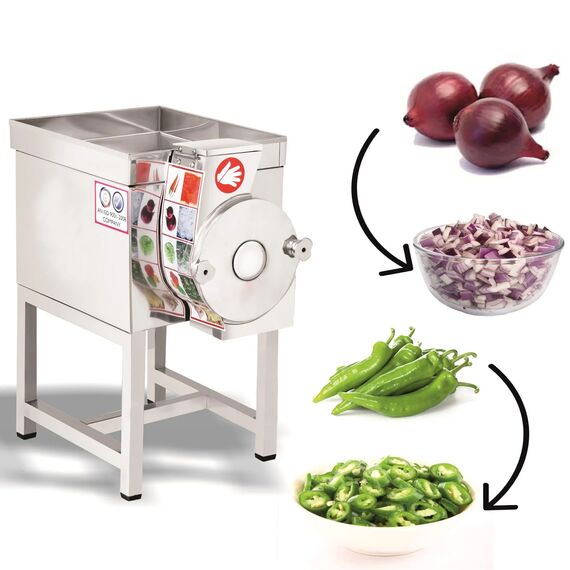 ONION/CHILLY CUTTER MACHINE WITH 1 HP MOTOR