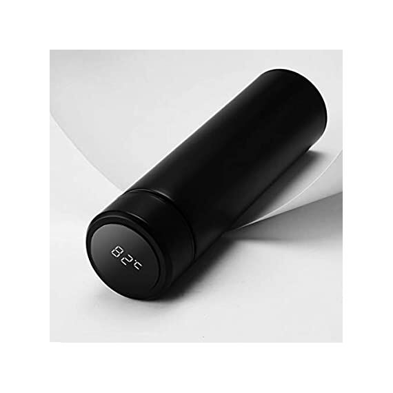 STAINLESS STEEL SPORTS WATER BOTTLE WITH LED TEMPERATURE DISPLAY