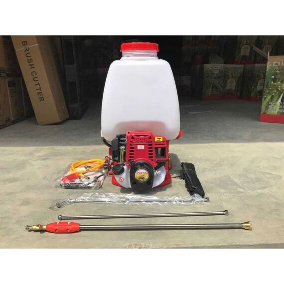 4 STROKE POWER SPRAYER GX35 ENGINE BRASS PUMP WITH GUN & BOOM LANCE BOTH