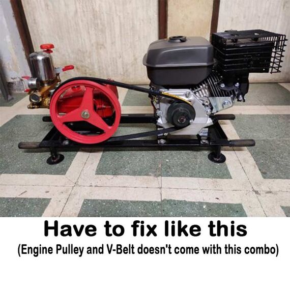 AUTOMATIC HIGH PRESSURE HTP-50 PUMP WITH 6.5 HP PETROL ENGINE