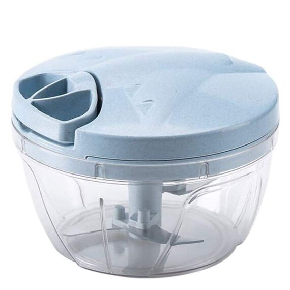 COMPACT VEGETABLE PLASTIC CHOPPER WITH THREE BLADES