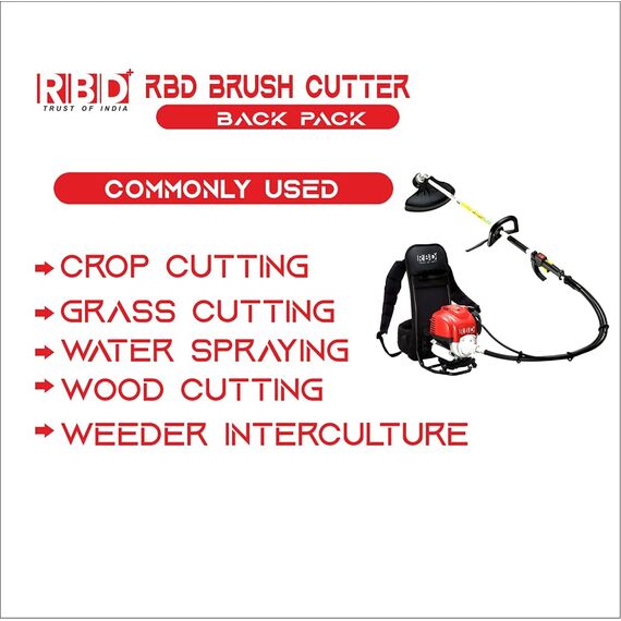 RBD BRUSH CUTTER 4 STROKE BACK PACK BRUSH CUTTER MACHINE 35CC