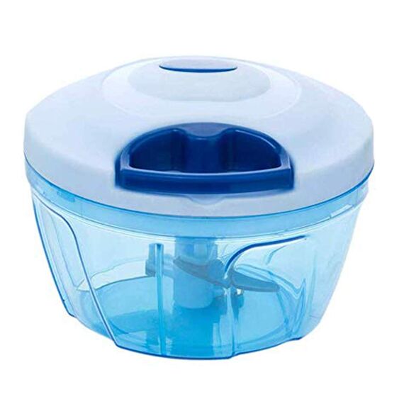 COMPACT VEGETABLE PLASTIC CHOPPER WITH THREE BLADES