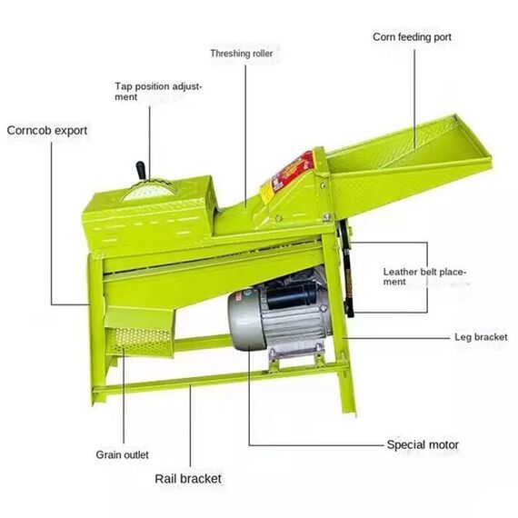 THRESHER MACHINE 1.5 HP GEAR MODEL