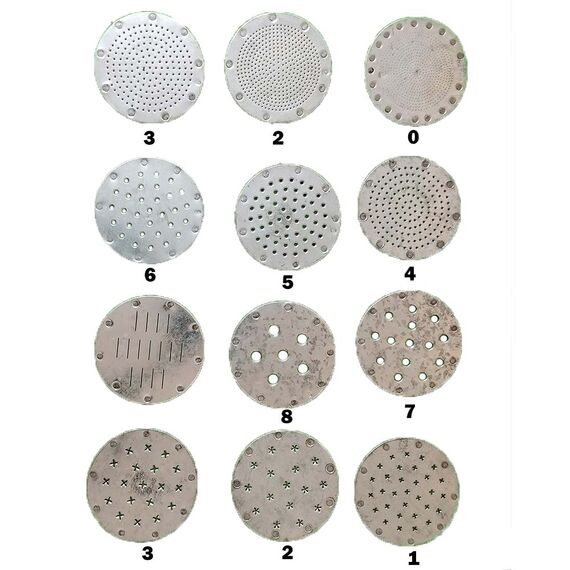 12 PIECES JALI SET FOR HAND SEV MACHINE