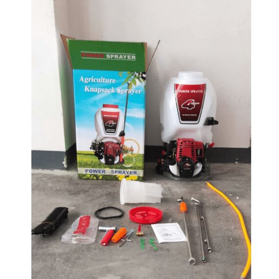 4 STROKE POWER SPRAYER GX35 ENGINE BRASS PUMP WITH GUN & BOOM LANCE BOTH