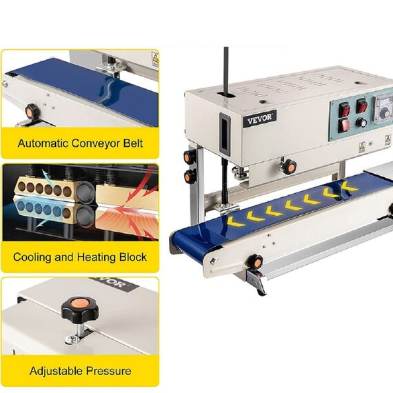 BAND SEALER  SS VERTICAL WITH STAND