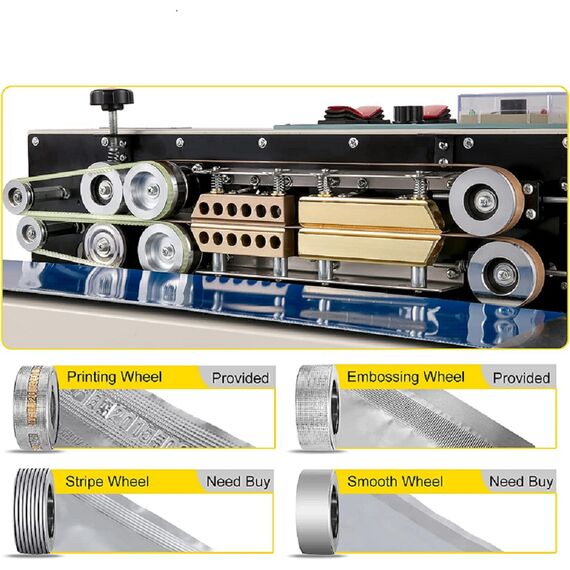 BAND SEALER  SS VERTICAL WITH STAND
