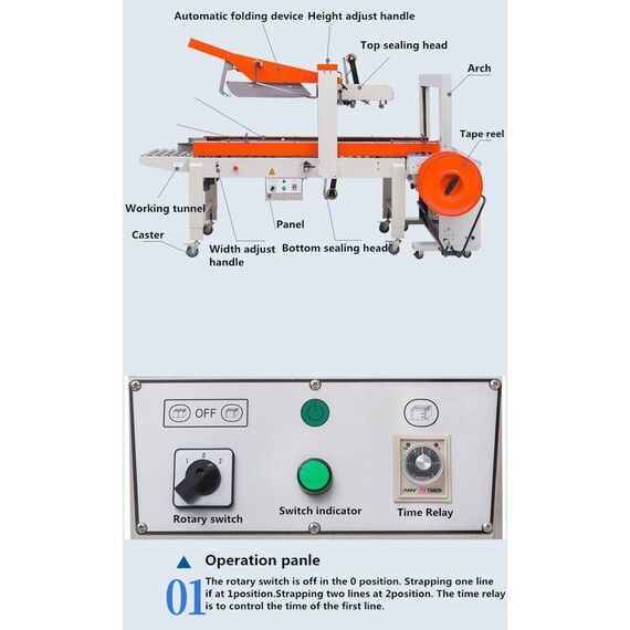 FLAP FOLDER CARTOON SEALER
