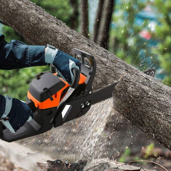 PETROL CHAINSAW WITH MAGNESIUM BODY 58 CC 22 INCH