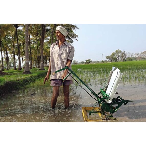 HEAVY DUTY MANUAL RICE TRANSPLANTER 2 ROWS