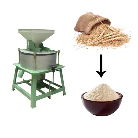 HORIZONTAL BOLT TYPE FLOUR MILL WITHOUT MOTOR 16 INCHES
