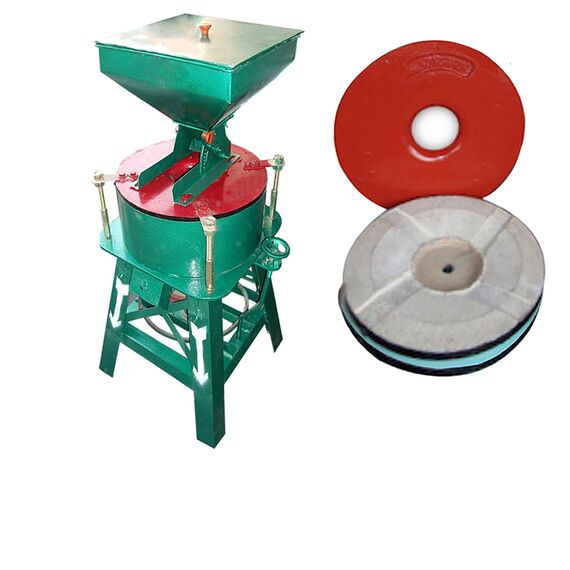 HORIZONTAL FLOUR MILL 18 INCH STONE TYPE WITH 3 HP MOTOR