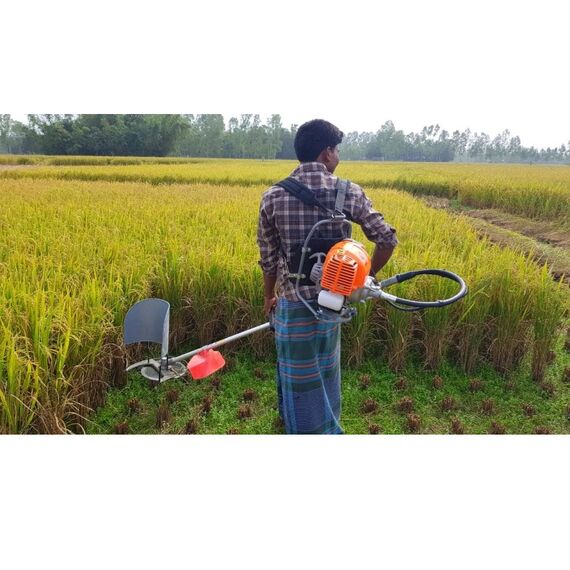 BACKPACK BRUSH CUTTER WITH TILLER ATTACHMENT, 31 CC, 4 STROKE