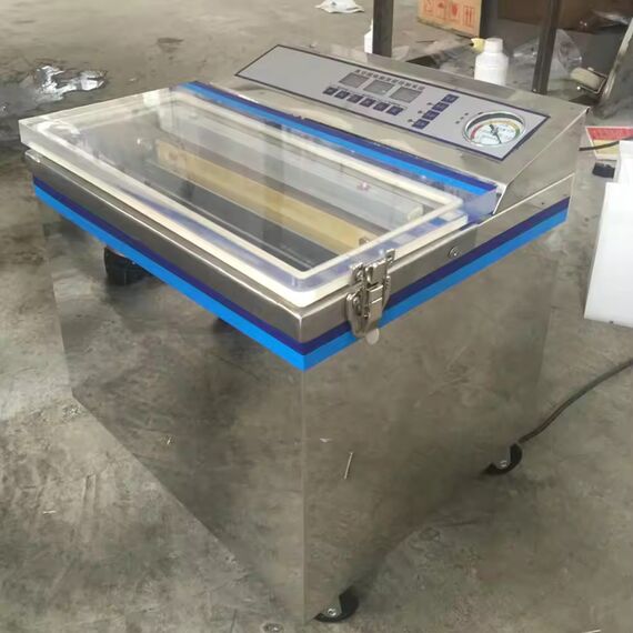 VERTICAL TYPE VACUUM PACKAGING MACHINE, SINGLE CHAMBER