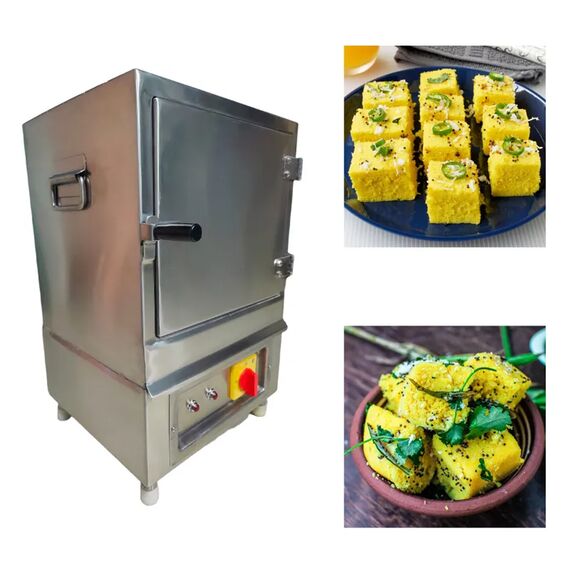 LIVE STREAM DHOKLA MACHINE, 6 PLATE