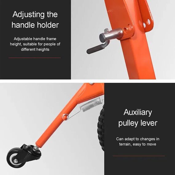 KISTON WHEEL TYPE BRUSH CUTTER, 52CC, 2 STROKE