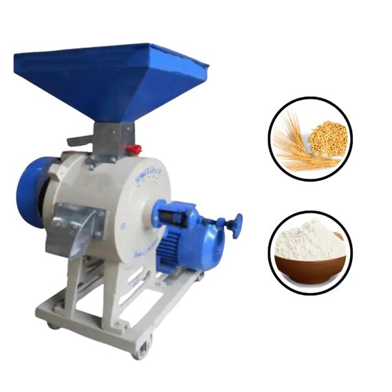 12INCH ATTA CHAKKI STONE TYPE THIRD PEDESTAL FLOUR MILL 2HP