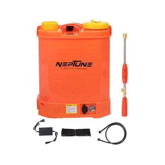 NEPTUNE BATTERY OPERATED DOUBLE PUMP KNAPSACK SPRAYER 16 L