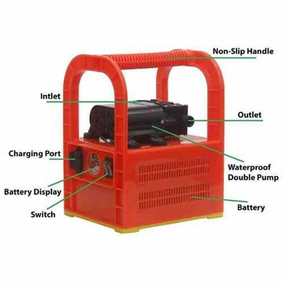 NEPTUNE PORTABLE DOUBLE MOTOR HIGH PRESSURE WASHER, 120W