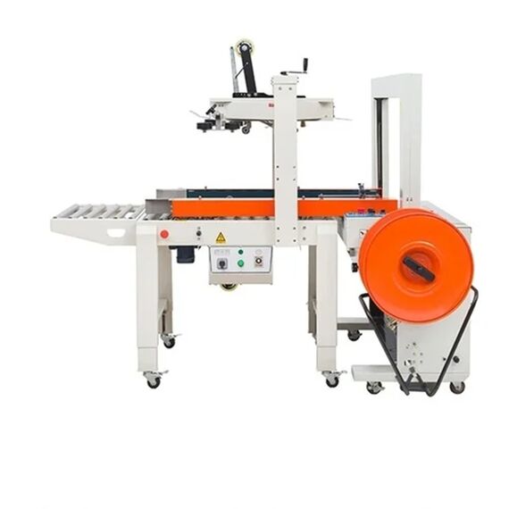 AUTOMATIC CARTON SEALING AND STRAPPING MACHINE, ONLINE