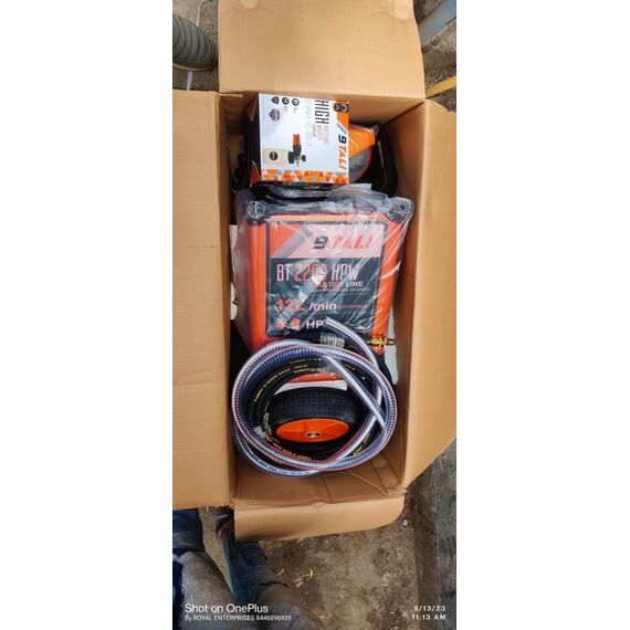 BTALI 2200 HPW HIGH PRESSURE WASHER BTALI 2200 HPW HIGH PRESSURE WASHER
