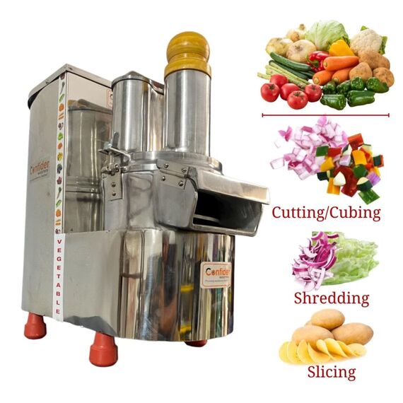 1HP REGULAR VEGETABLE CUTTING MACHINE 150-200KG/HR 1HP REGULAR VEGETABLE CUTTING MACHINE 150-200KG/HR