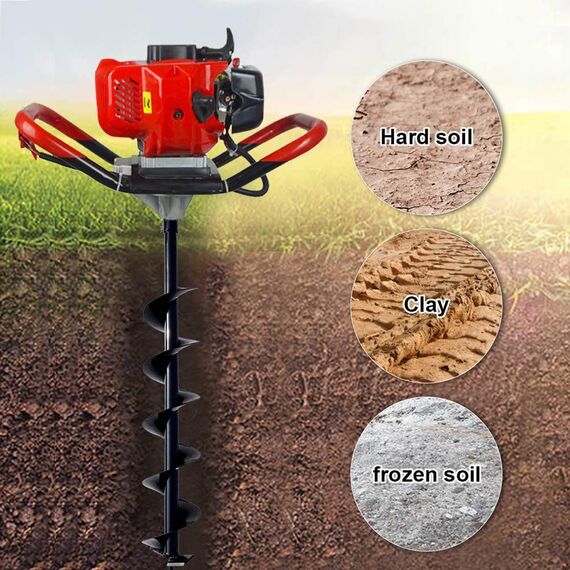 EARTH AUGER MACHINE WITHOUT DRILL BIT, 73 CC