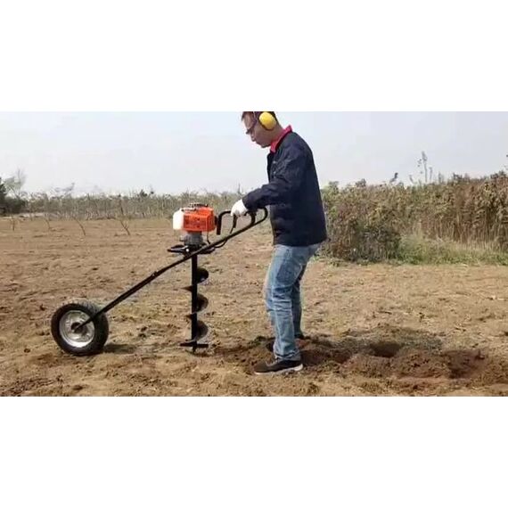 HAND PUSH TYPE EARTH AUGER MACHINE, 63 CC