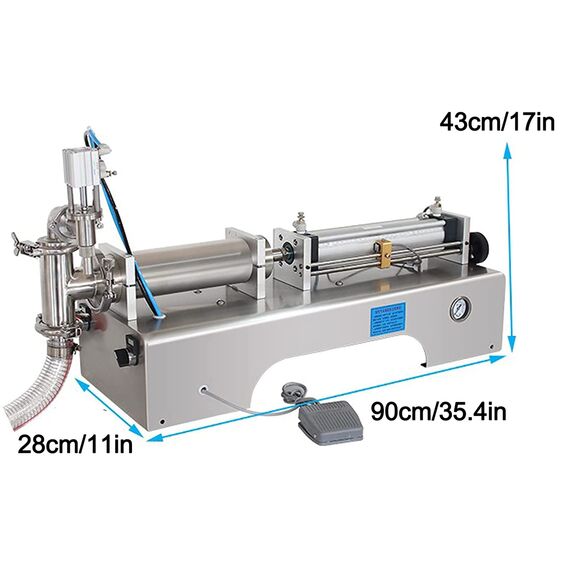 SINGLE HEAD LIQUID FILLING MACHINE 50-500 ML