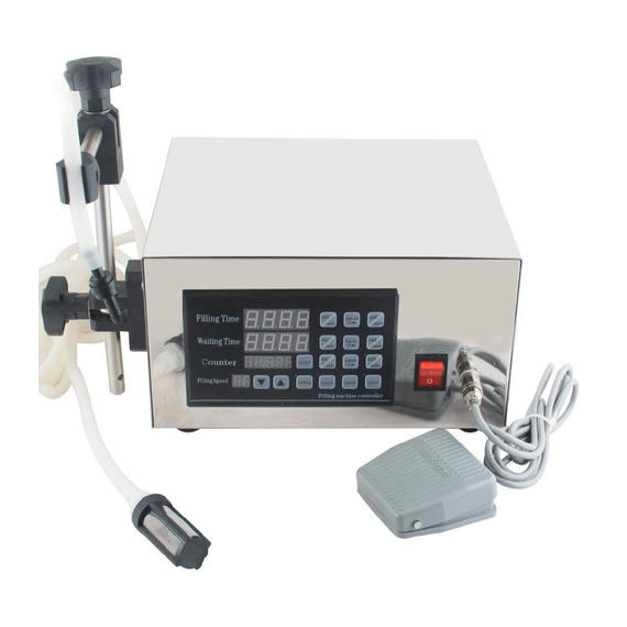 LT130 QUANTITATIVE FILLING MACHINE, SINGLE HEAD