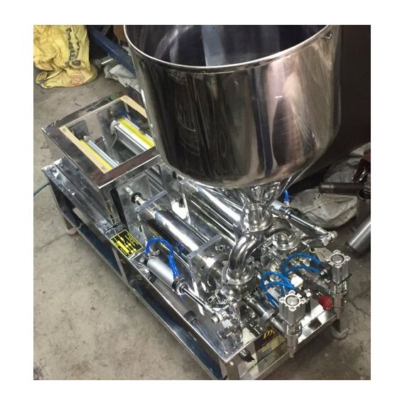 DOUBLE HEAD PASTE FILLING MACHINE 50 TO 500 ML