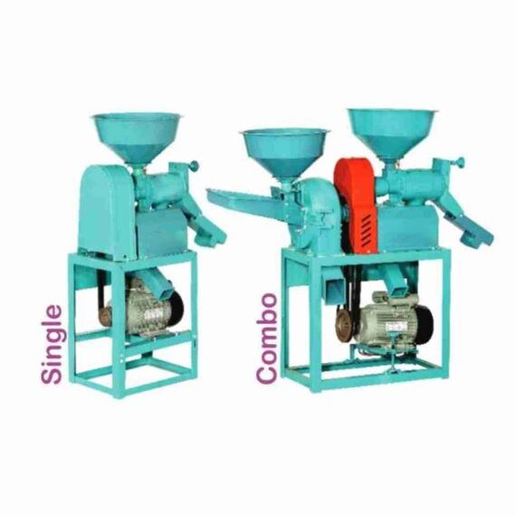 MINI RICE MILL WITH CROMPTON MOTOR, 3 HP