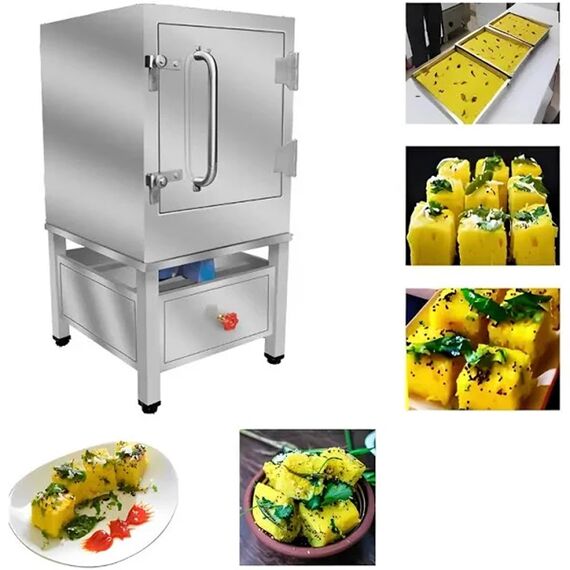 LIVE STREAM DHOKLA MACHINE, 6 PLATE