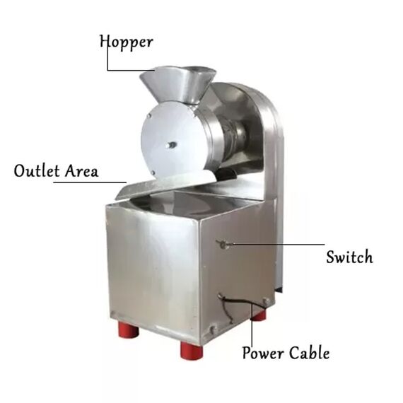0.25 HP DRY FRUIT CUTTING MACHINE