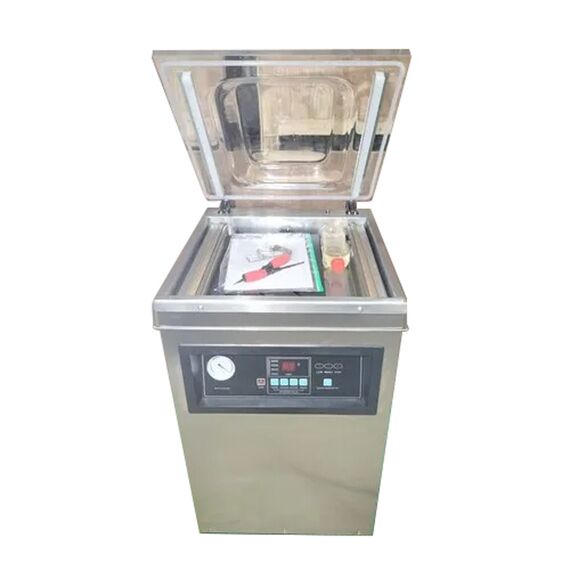 SINGLE CHAMBER VACUUM PACKAGING MACHINE WITH GAS FILLING DZQ 400 2D