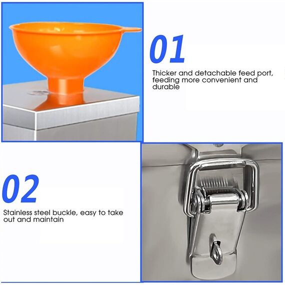 AUTOMATIC GARLIC PEELER MACHINE 0.25HP AUTOMATIC GARLIC PEELER MACHINE 0.25HP