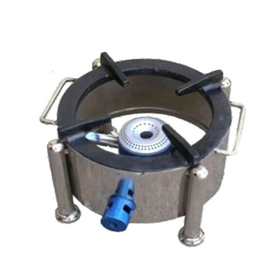 STAINLESS STEEL ROUND BHATTI 10 INCH