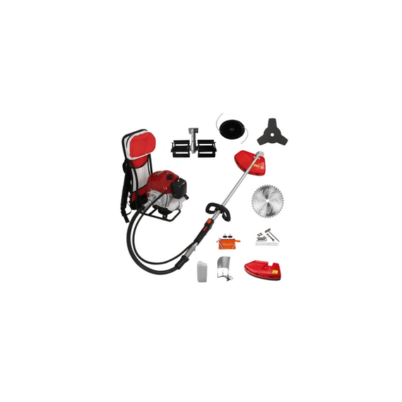 BACKPACK BRUSH CUTTER WITH TILLER ATTACHMENT, 52 CC, 2 STROKE (COMBO)