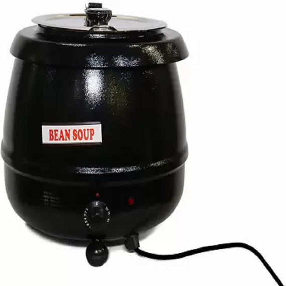 BLACK COATED SOUP POT 9 LTR