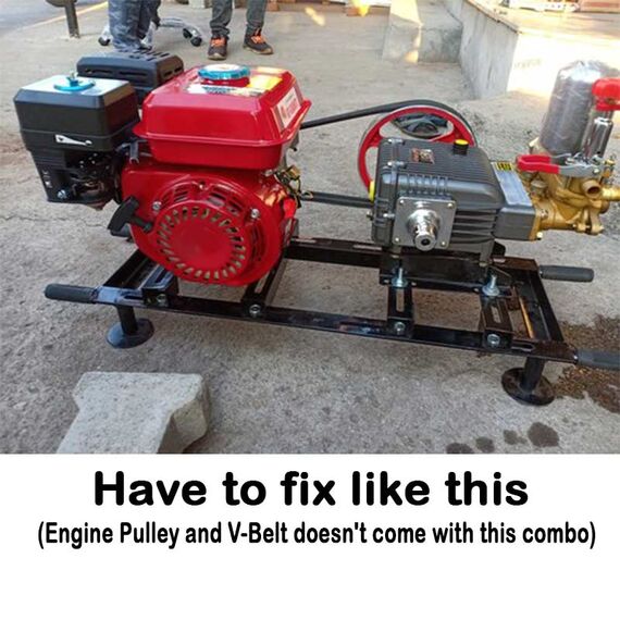 HIGH PRESSURE HTP-22 PUMP WITH 6.5 HP PETROL ENGINE