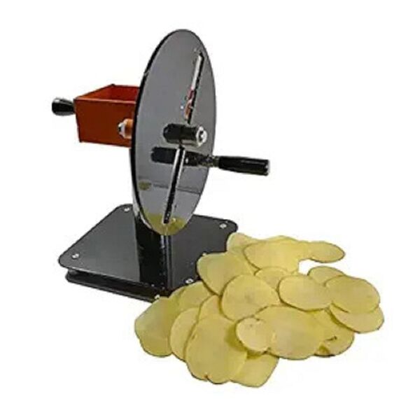 HAND OPERATED STAINLESS STEEL POTATO WAFER SLICER MACHINE